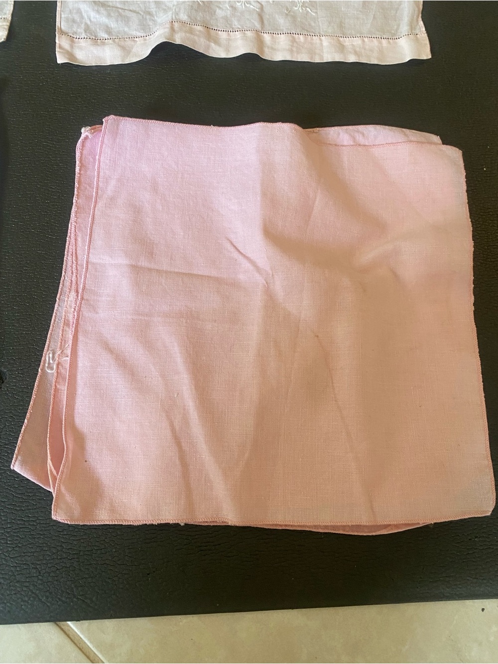 Vintage tea towels , napkins and doilies